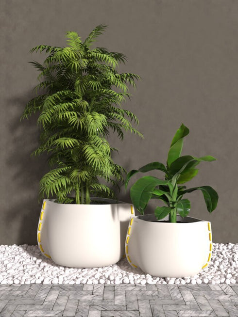 Blinde Design Stitch 75Concrete Planter - Graphite Finish - BLD.1.P.STI.75.Y.GH